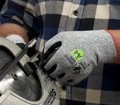 MAGID Griffin Gear ANSI A4 Sandy Nitrile Coated Work Gloves