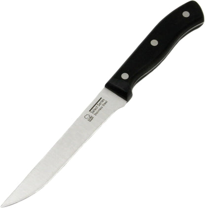 Select Stainless Steel Paring Knife, 4 inch blade 12 inch in length, Black