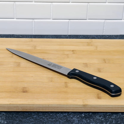 Select Stainless Steel Paring Knife, 4 inch blade 12 inch in length, Black