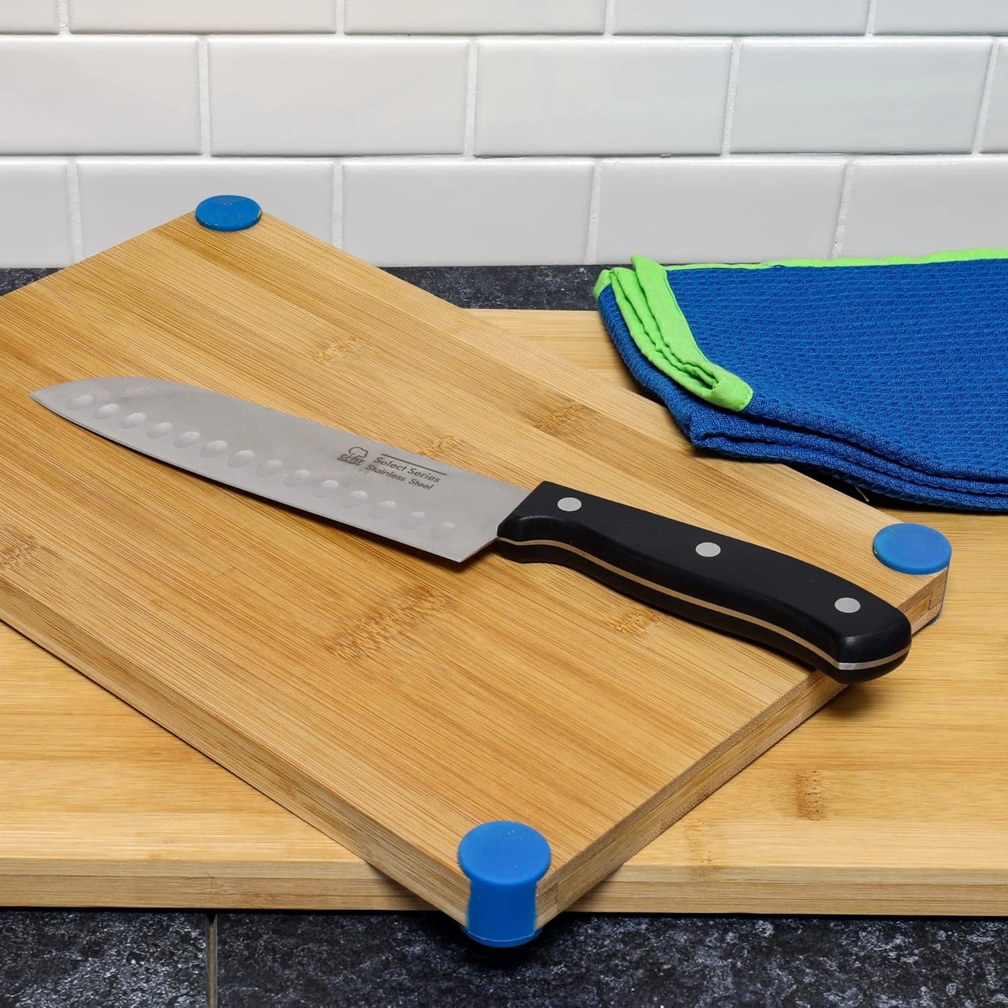 Select Stainless Steel Paring Knife, 4 inch blade 12 inch in length, Black