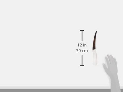 5660715 6" White Fibrox Curved Semi-Stiff Boning Knife
