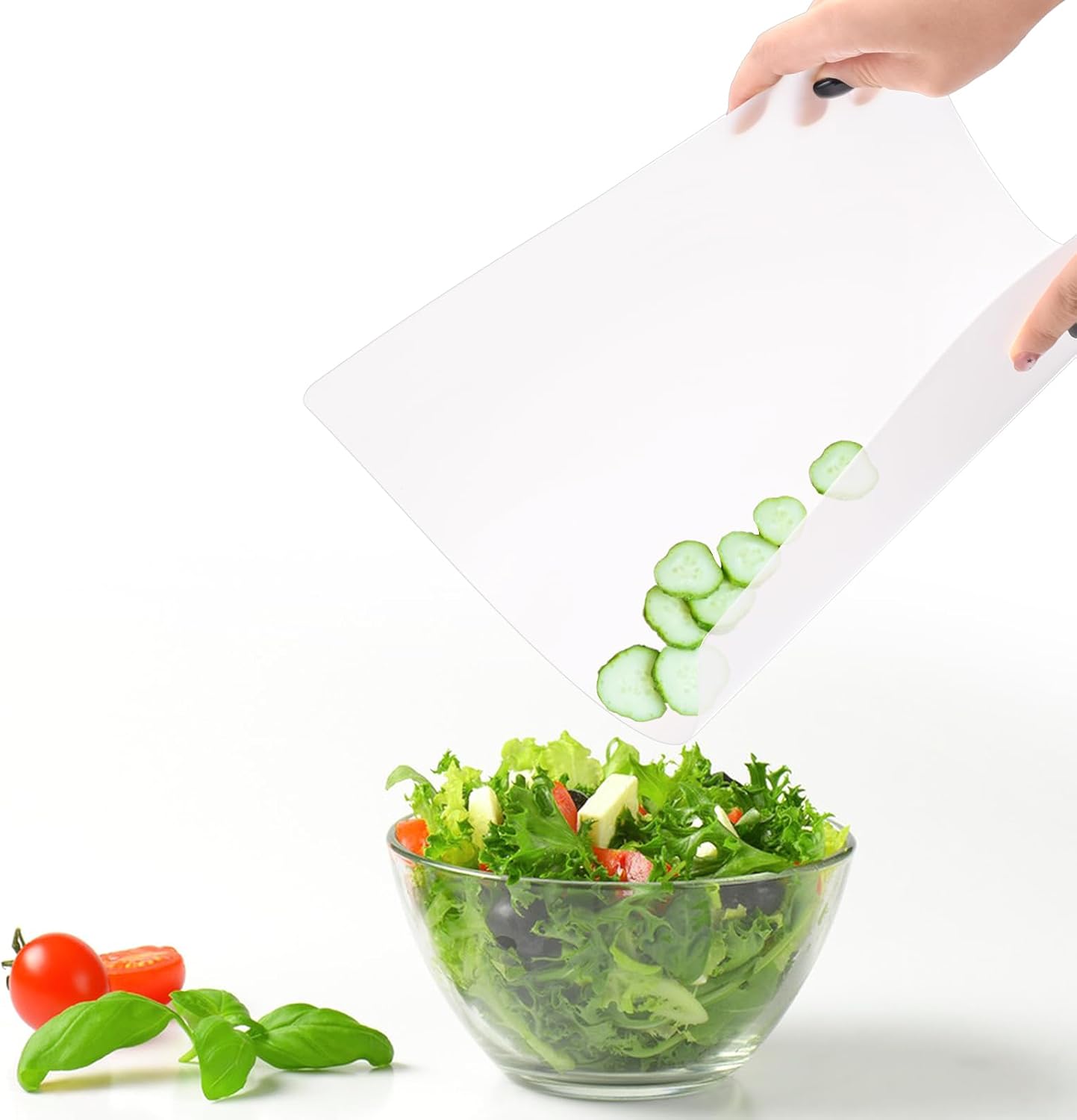 30 Pack Plastic Cutting Board Mats, Flexible Clear Cutting Mats 17 x 11 In, Kitchen Cutting Board Sheets Frosted Placemats BPA-Free, Non-Porous