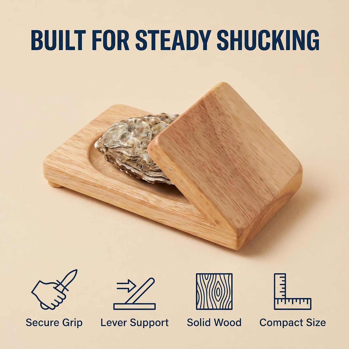 Oyster Shucking Opener Shucker Seafood Clamp Tool Holder Shellfish Hand Shellcrab Sheller Easy Install Easy to Use Seafood Tools Specialty Tools