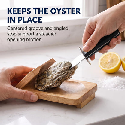 Oyster Shucking Opener Shucker Seafood Clamp Tool Holder Shellfish Hand Shellcrab Sheller Easy Install Easy to Use Seafood Tools Specialty Tools