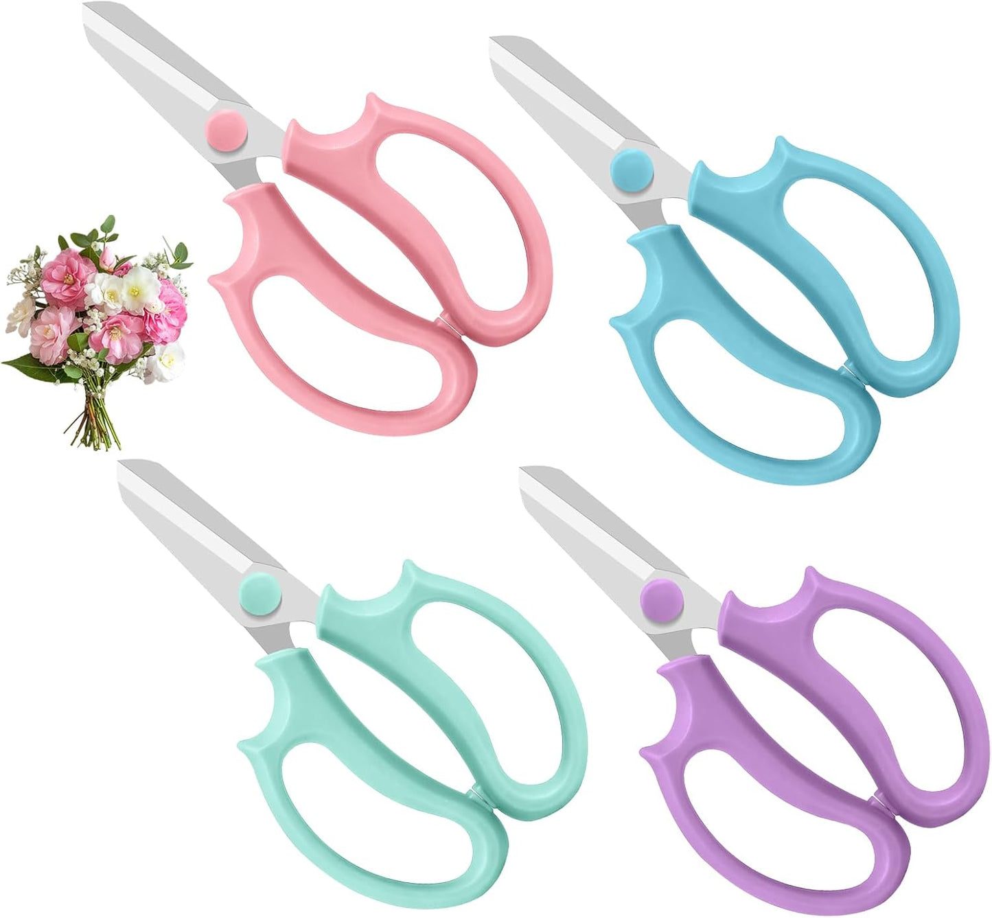 4PCS Flower Scissors