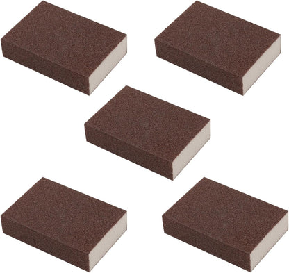 Magic Emery Cleaning Sponge Nano Carborundum Sponge Scrub Pad Pot Scrubber for Removing Rust Cleaning Pots and Pans (5 Pack)