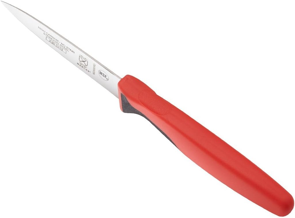 M23210WBH Millennia 10-Inch Wide Wavy Edge Bread Knife, White - Colors A