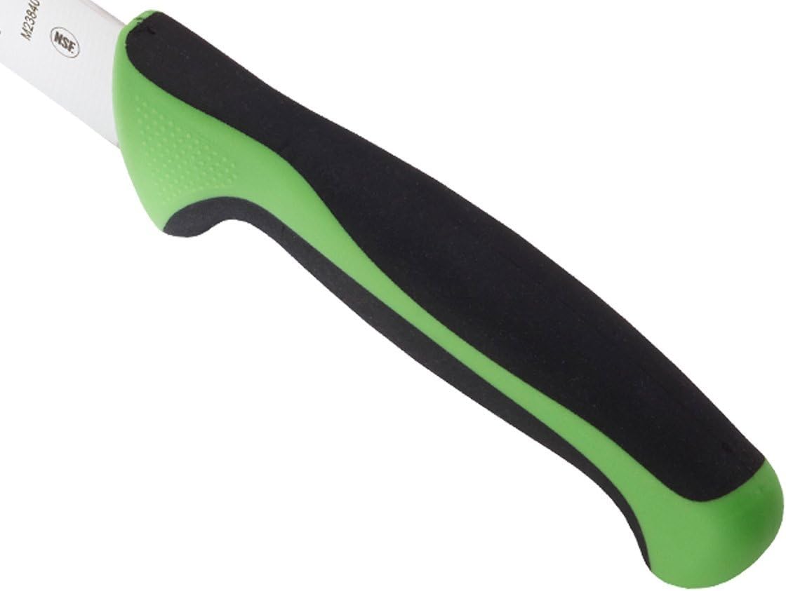 M23210WBH Millennia 10-Inch Wide Wavy Edge Bread Knife, White - Colors A