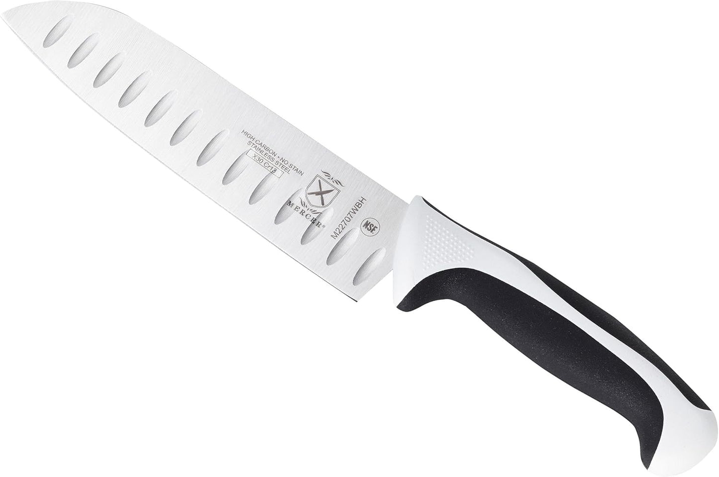 M23210WBH Millennia 10-Inch Wide Wavy Edge Bread Knife, White - Colors A
