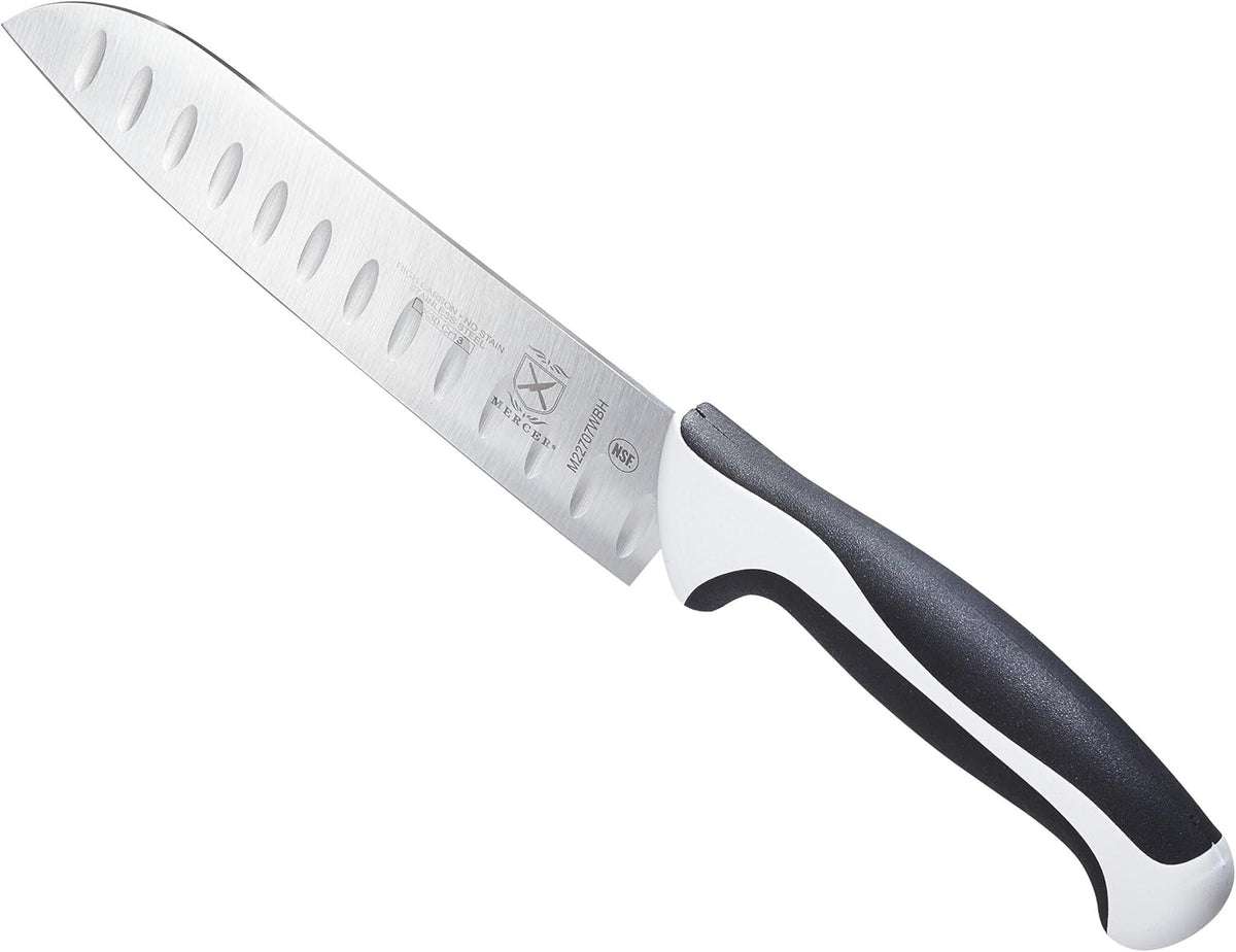 M23210WBH Millennia 10-Inch Wide Wavy Edge Bread Knife, White - Colors A