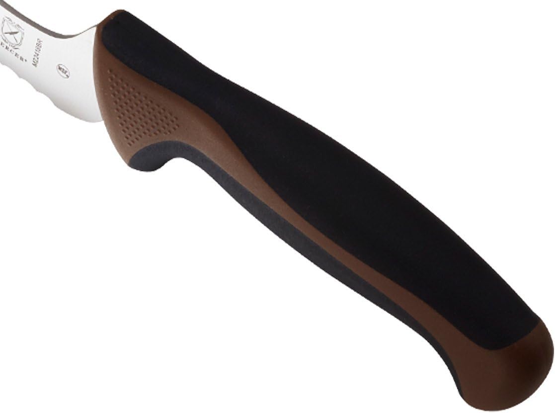M23210WBH Millennia 10-Inch Wide Wavy Edge Bread Knife, White - Colors A