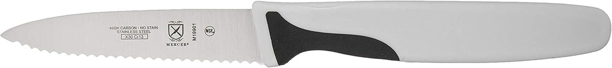 M22408 Millennia Black Handle, 8-Inch Offset Wavy Edge, Bread Knife