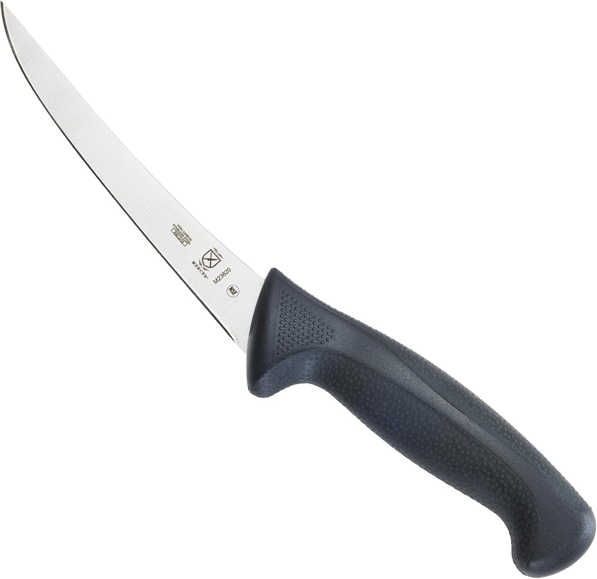 M22408 Millennia Black Handle, 8-Inch Offset Wavy Edge, Bread Knife