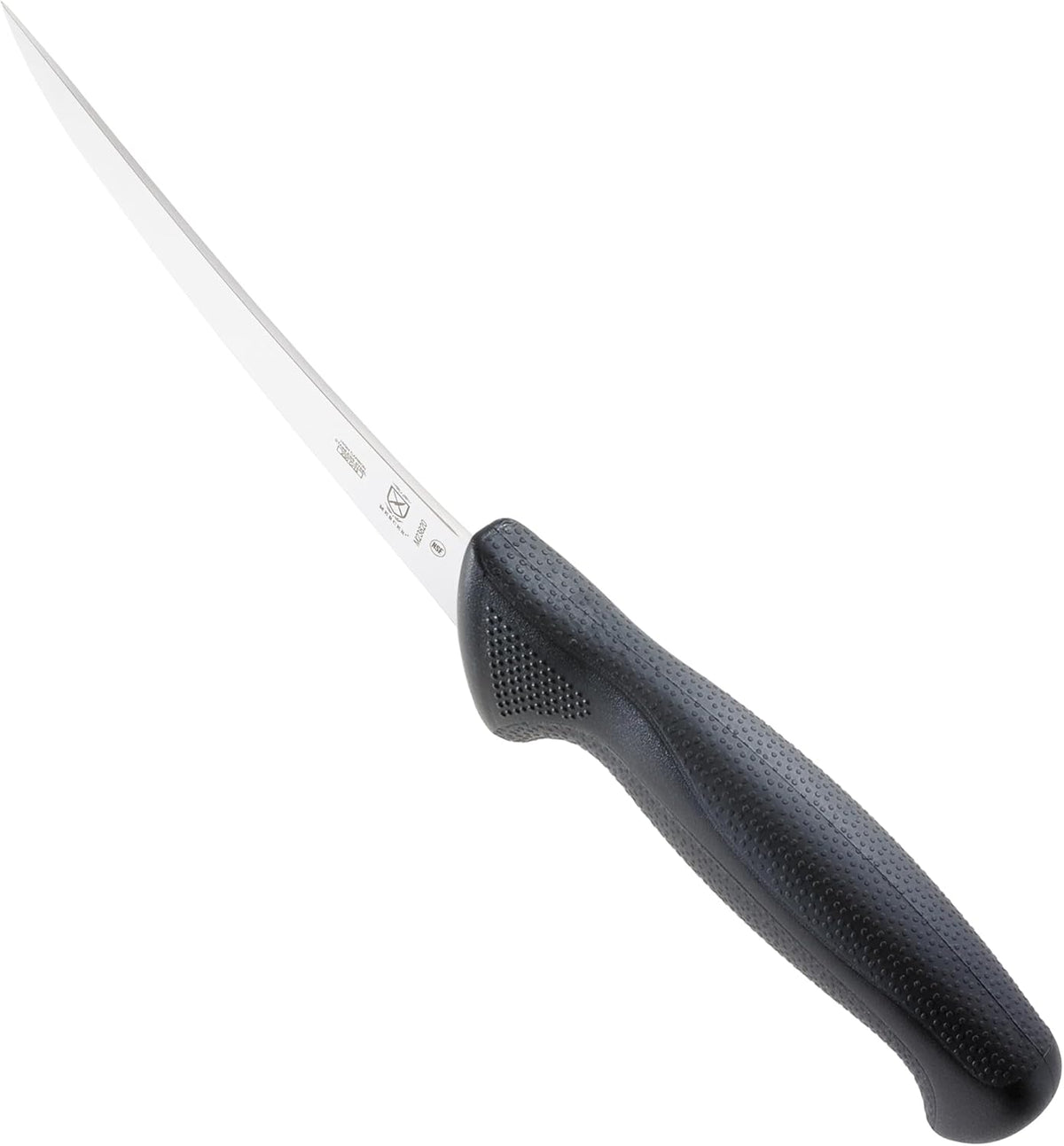 M22408 Millennia Black Handle, 8-Inch Offset Wavy Edge, Bread Knife