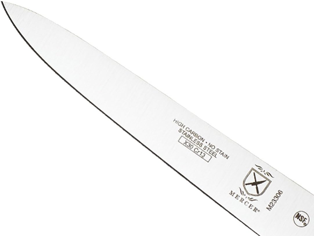 M22408 Millennia Black Handle, 8-Inch Offset Wavy Edge, Bread Knife