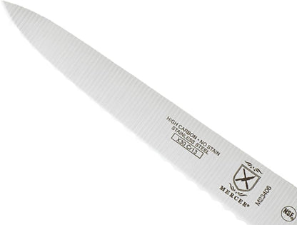 M22408 Millennia Black Handle, 8-Inch Offset Wavy Edge, Bread Knife