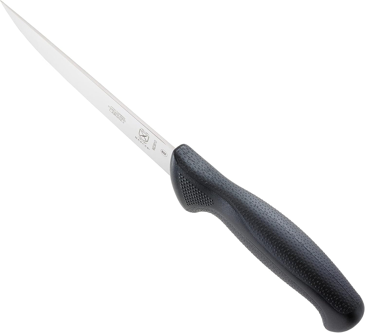 M22408 Millennia Black Handle, 8-Inch Offset Wavy Edge, Bread Knife