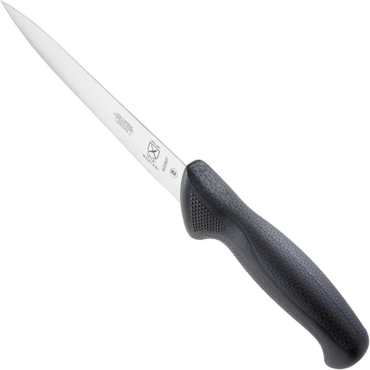 M22408 Millennia Black Handle, 8-Inch Offset Wavy Edge, Bread Knife