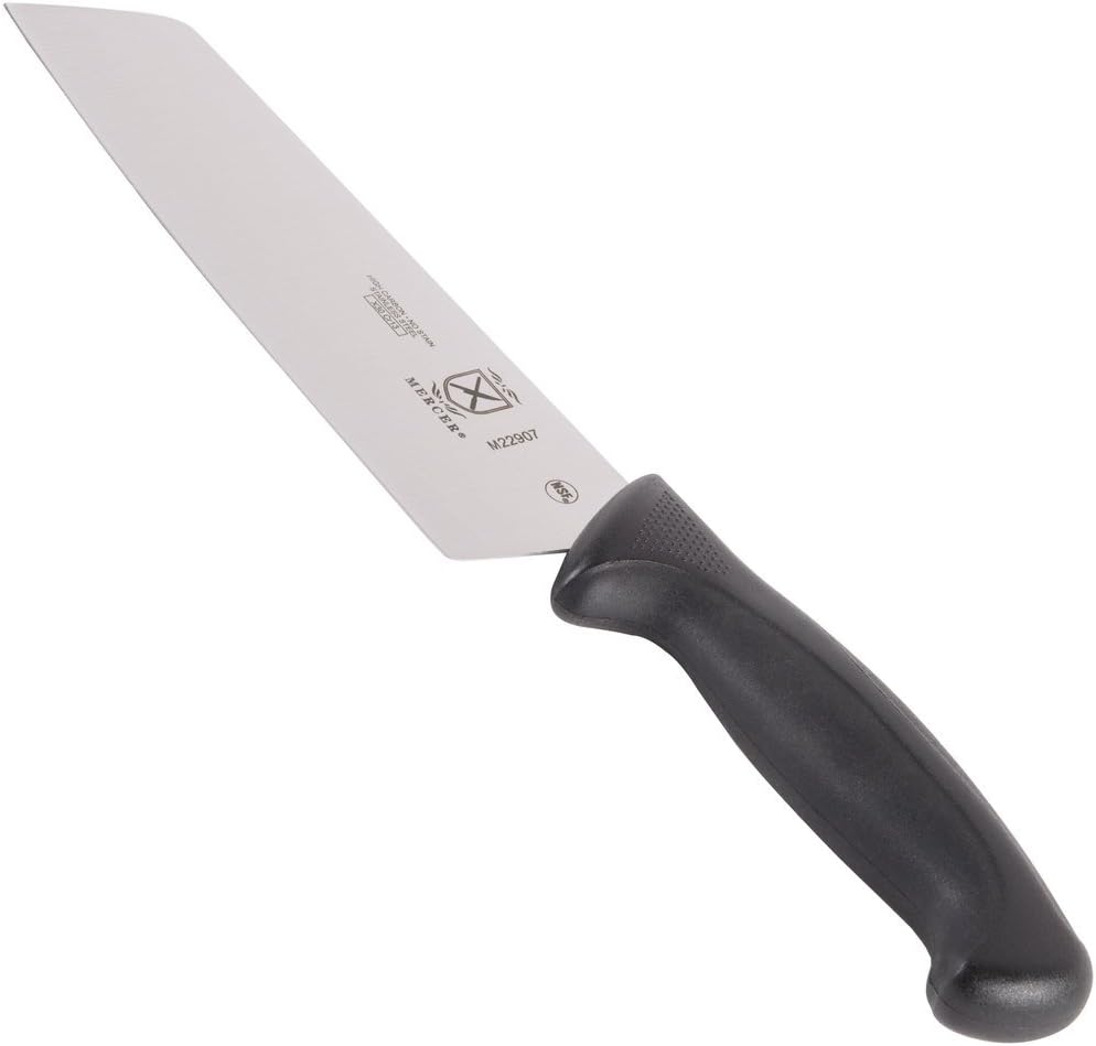 M22408 Millennia Black Handle, 8-Inch Offset Wavy Edge, Bread Knife