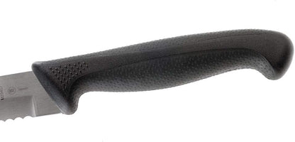 M22408 Millennia Black Handle, 8-Inch Offset Wavy Edge, Bread Knife