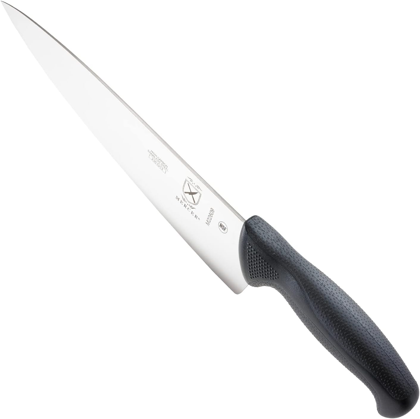 M22408 Millennia Black Handle, 8-Inch Offset Wavy Edge, Bread Knife