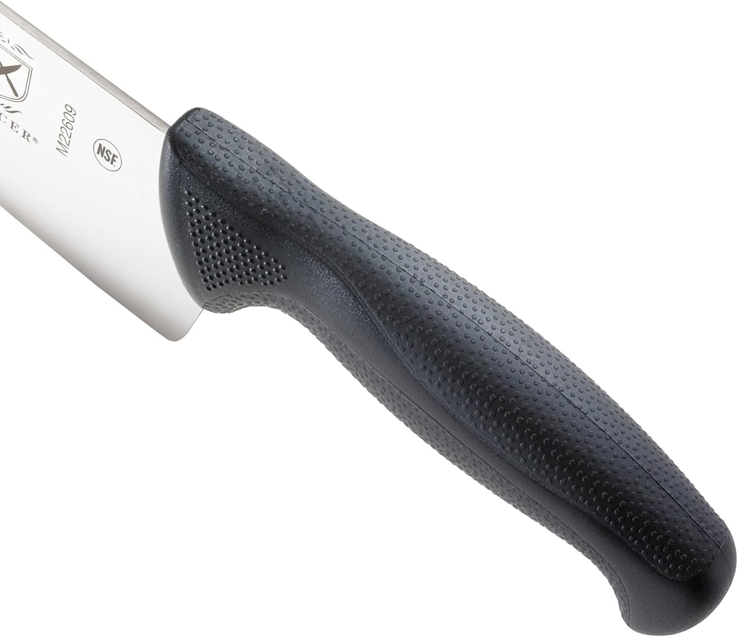 M22408 Millennia Black Handle, 8-Inch Offset Wavy Edge, Bread Knife