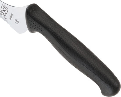 M22408 Millennia Black Handle, 8-Inch Offset Wavy Edge, Bread Knife