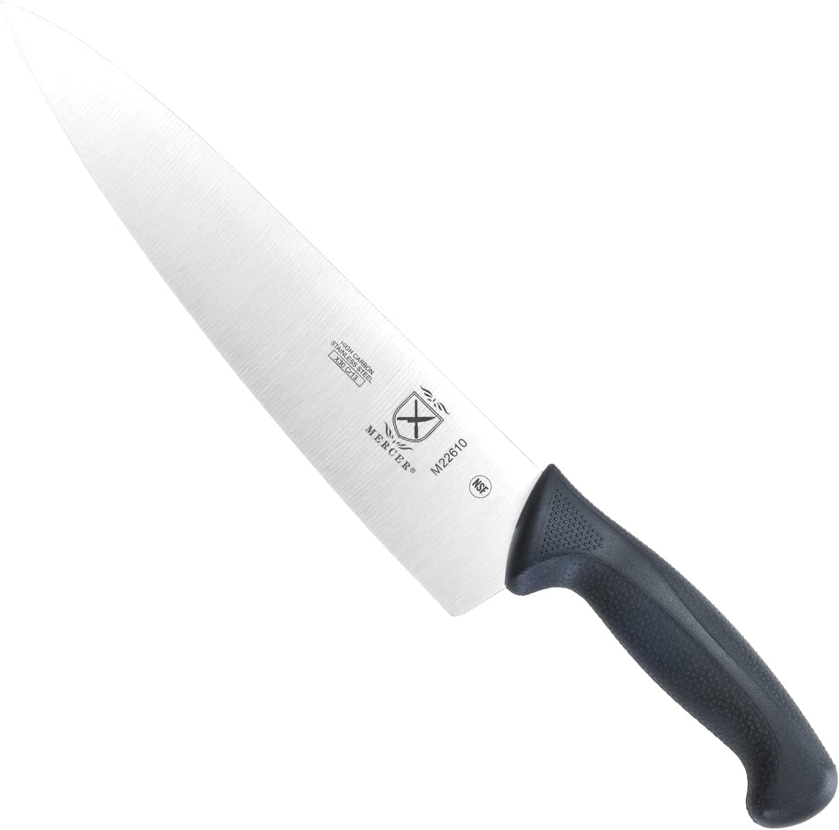 M22408 Millennia Black Handle, 8-Inch Offset Wavy Edge, Bread Knife