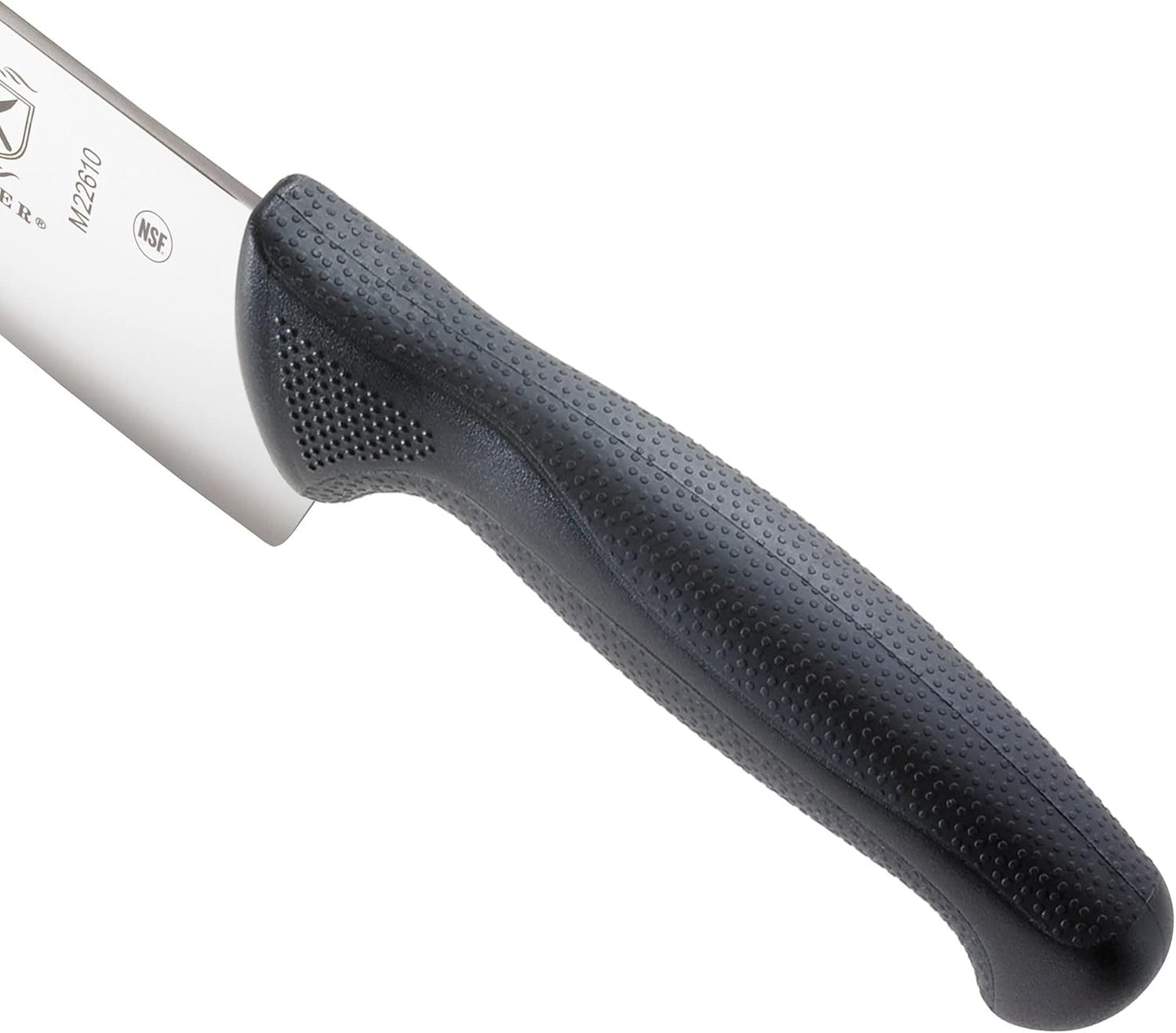 M22408 Millennia Black Handle, 8-Inch Offset Wavy Edge, Bread Knife