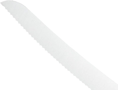 M22408 Millennia Black Handle, 8-Inch Offset Wavy Edge, Bread Knife