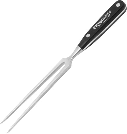 Prodigy Series 12-Inch Cimeter Breaking Knife - High Carbon Stainless Steel Butcher Knife with Curved Blade, Ergonomic Non-Slip Handle, Black