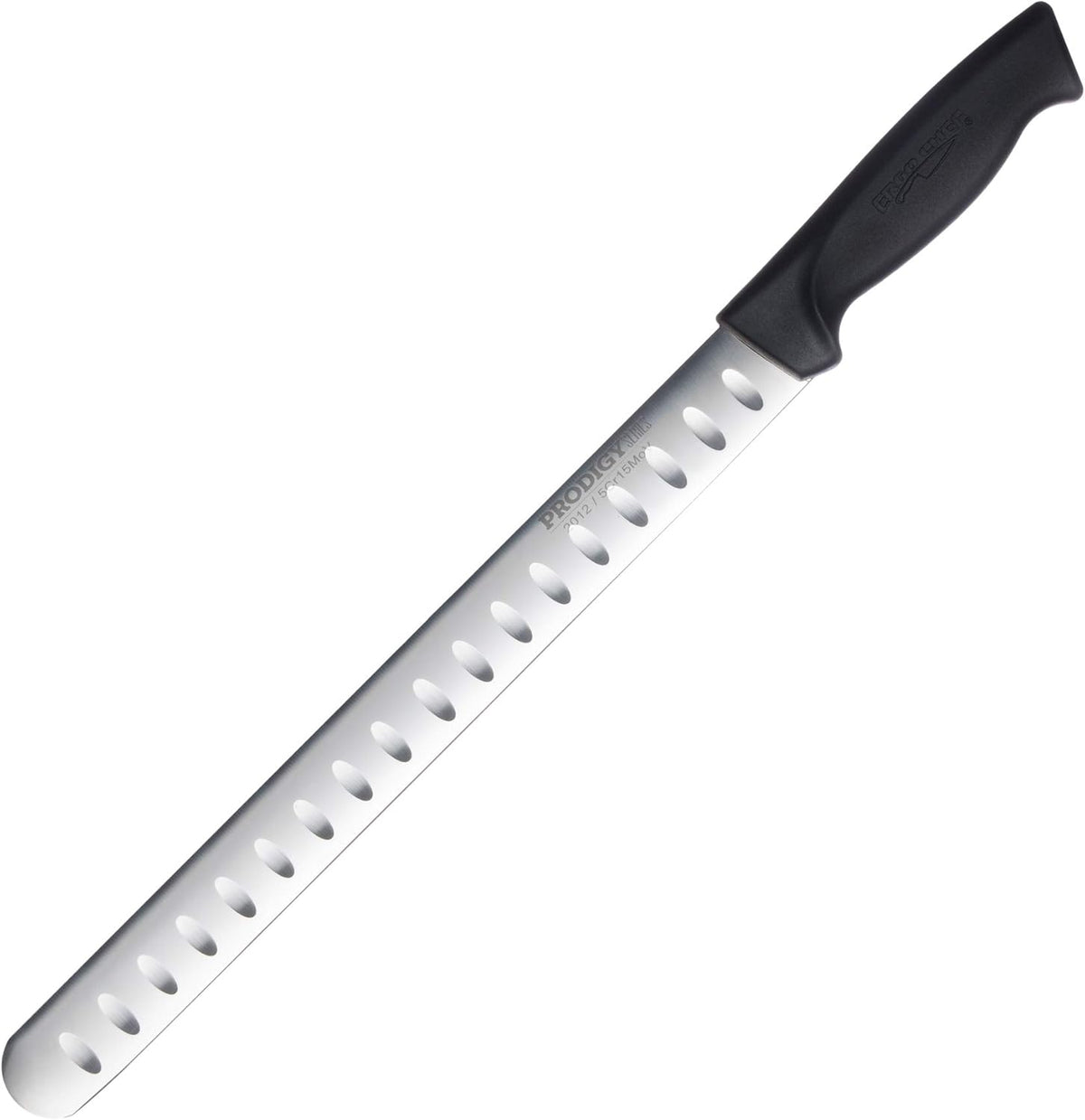 Prodigy Series 12-Inch Cimeter Breaking Knife - High Carbon Stainless Steel Butcher Knife with Curved Blade, Ergonomic Non-Slip Handle, Black