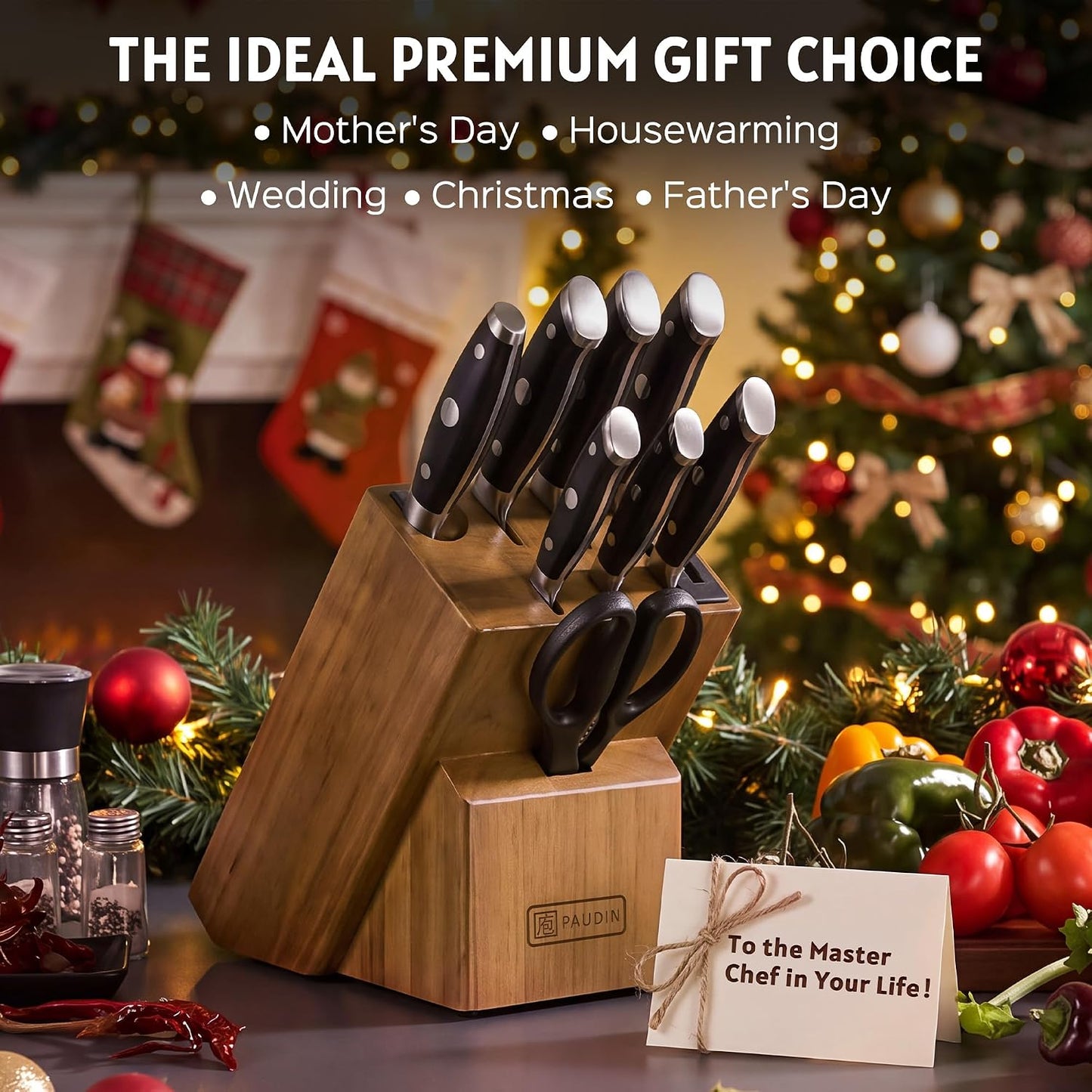 Brisket Knife, 12 Inch Dishwasher Safe Carving Slicing Knife for Meat, Razor Sharp German 1.4116 Steel Smoked Meat Cutter with Non-Slip Ergonomic G10 Handle & Gift Box, Perfect Gifts for Men