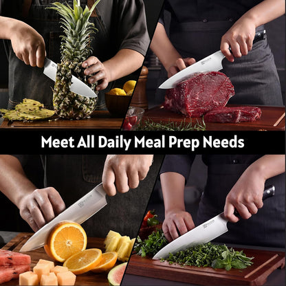 Brisket Knife, 12 Inch Dishwasher Safe Carving Slicing Knife for Meat, Razor Sharp German 1.4116 Steel Smoked Meat Cutter with Non-Slip Ergonomic G10 Handle & Gift Box, Perfect Gifts for Men