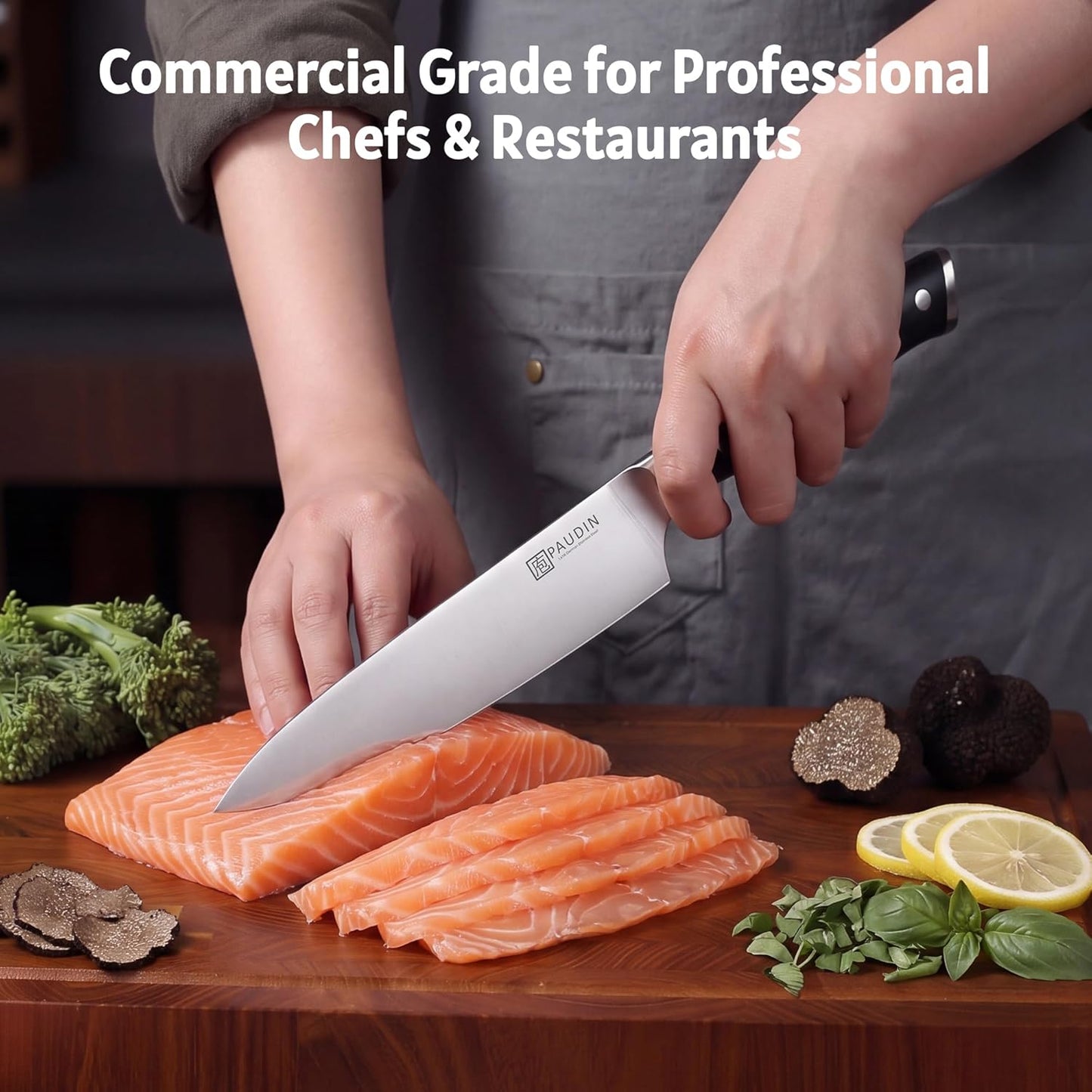 Brisket Knife, 12 Inch Dishwasher Safe Carving Slicing Knife for Meat, Razor Sharp German 1.4116 Steel Smoked Meat Cutter with Non-Slip Ergonomic G10 Handle & Gift Box, Perfect Gifts for Men