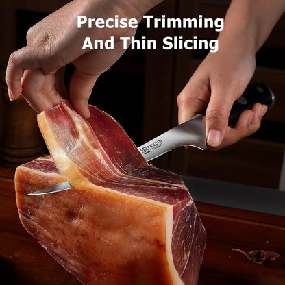 Brisket Knife, 12 Inch Dishwasher Safe Carving Slicing Knife for Meat, Razor Sharp German 1.4116 Steel Smoked Meat Cutter with Non-Slip Ergonomic G10 Handle & Gift Box, Perfect Gifts for Men