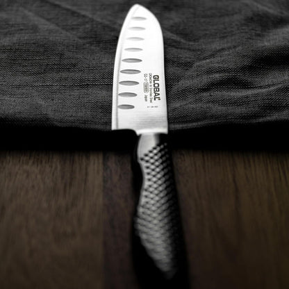 Global GS 90 5" Hollow Ground Santoku Knife GS 90