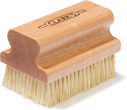 Cutting Board Oil & Wax Brush with Maple Wood Handle - Large | Restores Beauty Of Your Butcher Block, Cast Iron & Countertops - Smooth & Consistent Finish