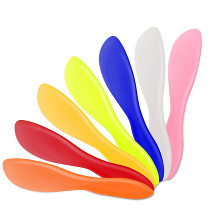 7 PCS Plastic Butter Knife Spreader, Multi Purpose Peanut Butter Knife Spreader, Spread Knives for Cheese Cream Icing