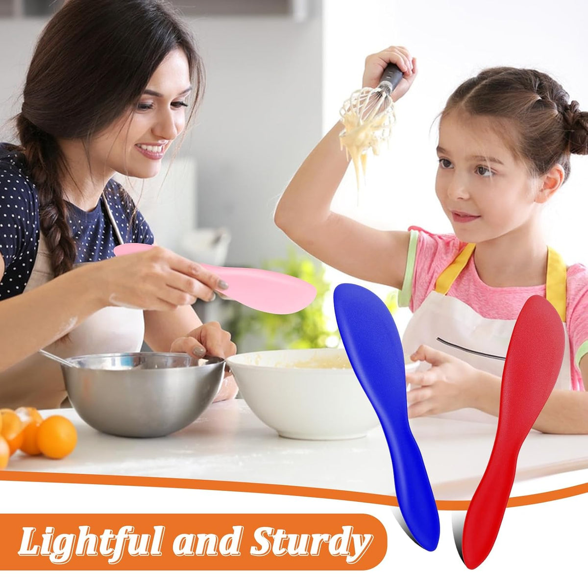 7 PCS Plastic Butter Knife Spreader, Multi Purpose Peanut Butter Knife Spreader, Spread Knives for Cheese Cream Icing