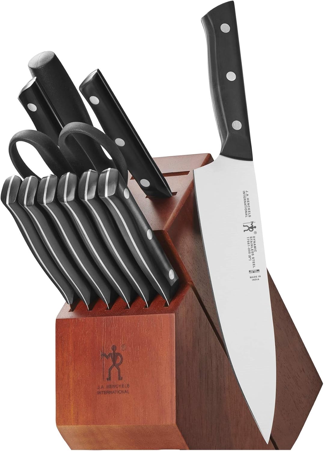 Dynamic 7-Pc Knife Set, Razor-Sharp German Engineered | The Perfect Kitchen Knife Set for Effortless Cutting, Informed by 100+ Years of Mastery. Dishwasher safe, Comfortable Handle