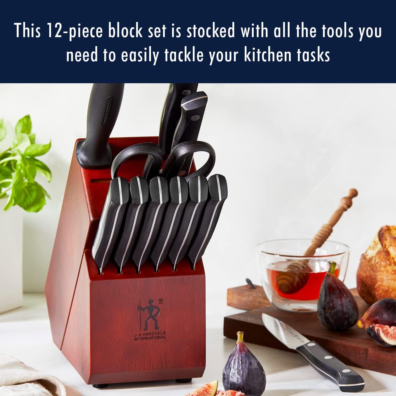 Dynamic 7-Pc Knife Set, Razor-Sharp German Engineered | The Perfect Kitchen Knife Set for Effortless Cutting, Informed by 100+ Years of Mastery. Dishwasher safe, Comfortable Handle