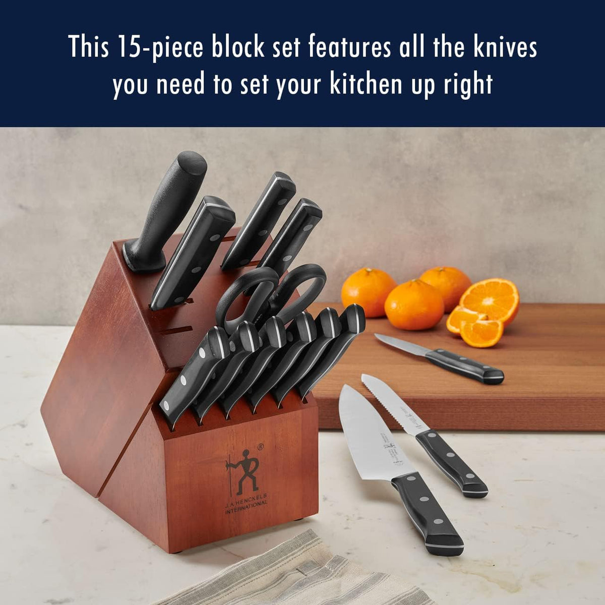 Dynamic 7-Pc Knife Set, Razor-Sharp German Engineered | The Perfect Kitchen Knife Set for Effortless Cutting, Informed by 100+ Years of Mastery. Dishwasher safe, Comfortable Handle