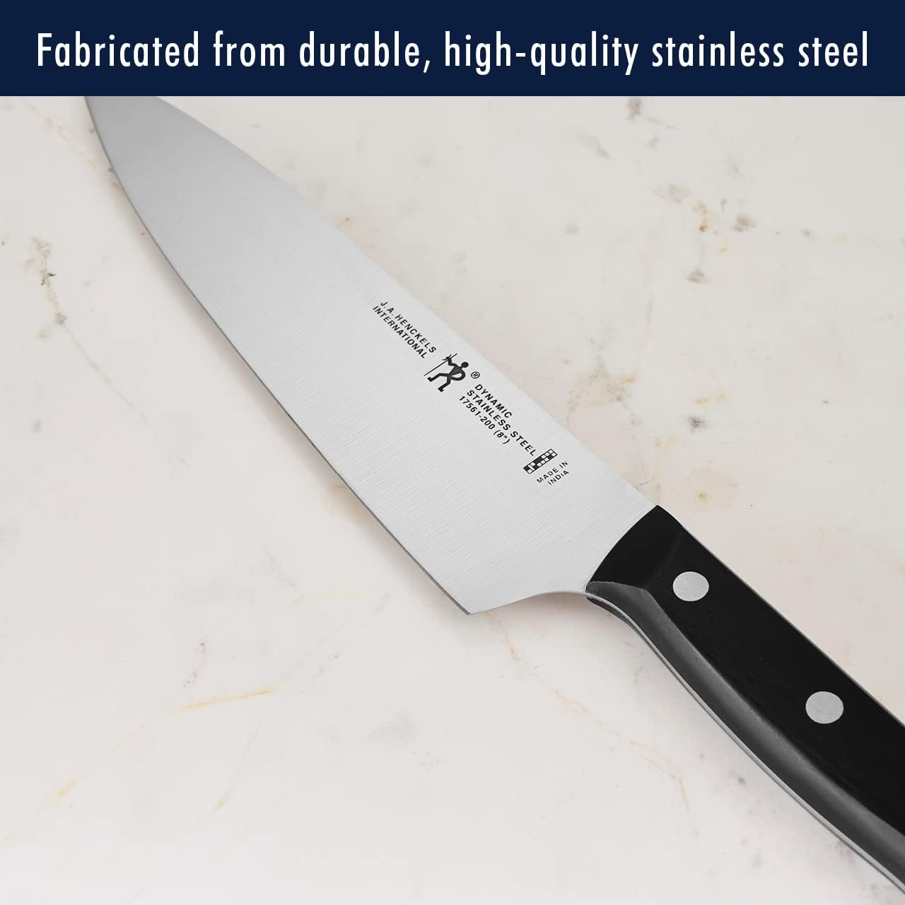 Dynamic 7-Pc Knife Set, Razor-Sharp German Engineered | The Perfect Kitchen Knife Set for Effortless Cutting, Informed by 100+ Years of Mastery. Dishwasher safe, Comfortable Handle