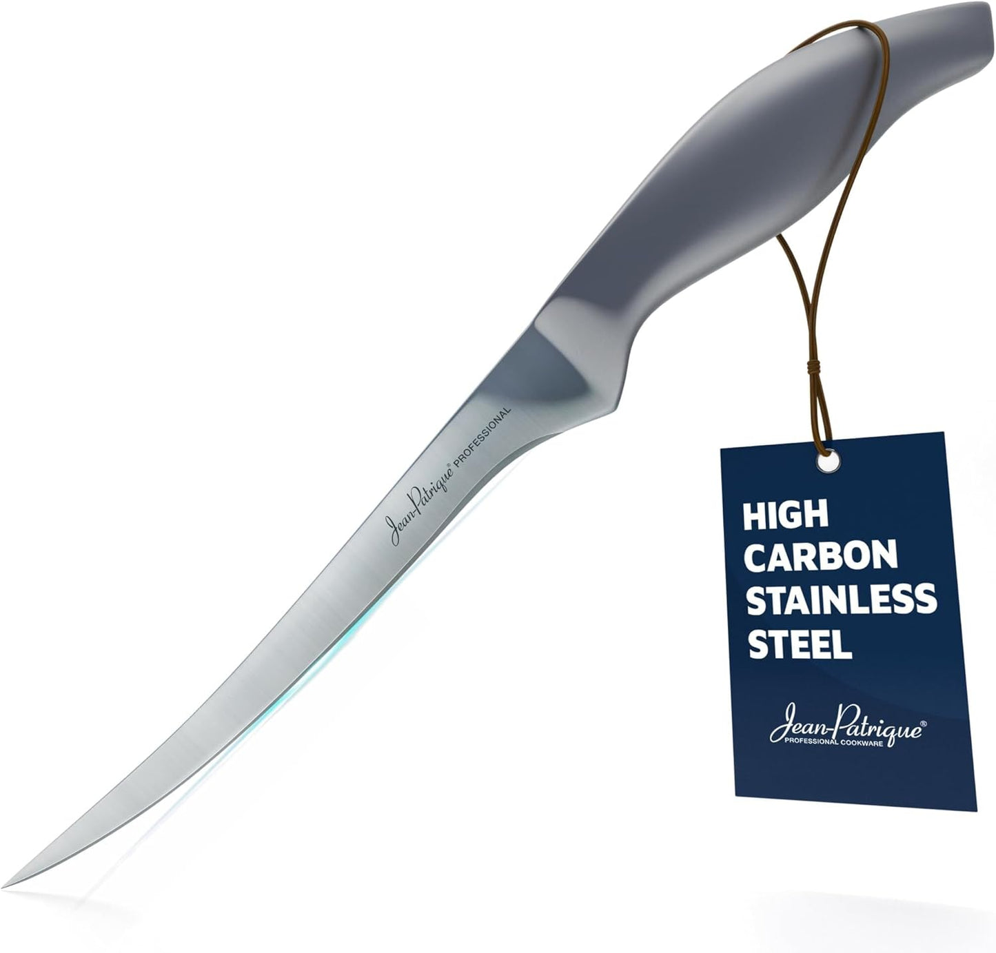 Chopaholic Stainless Steel Boning Knife, 8 inch – Thin & Flexible Fish Fillet Knife