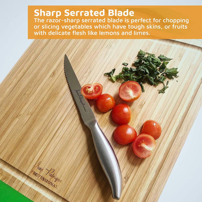 Chopaholic Stainless Steel Boning Knife, 8 inch – Thin & Flexible Fish Fillet Knife