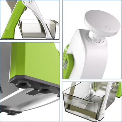 SupMaKin Safe Mandoline Slicer for Kitchen,Adjustable Potato Slicer 1-8 mm