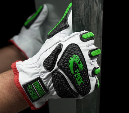 MAGID T-REX Rebel Series ANSI A6 Goatskin Para-Aramid Impact Gloves, 1 Pair, 8/Medium (TRX814)