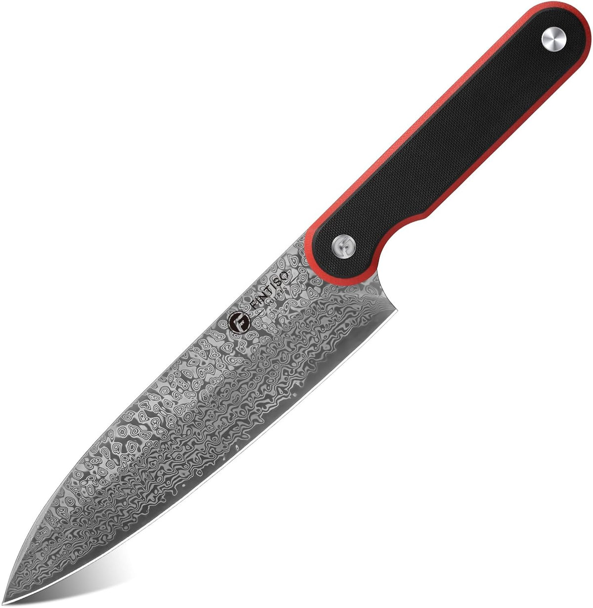 Chef Knife 7 Inch, Boning Knife with G10 Handle, Sharp Viking Knife | Professional Butcher Knife with Ergonomic Full-Tang Handle, Japanese Kitchen Knife for Home, Camping & BBQ