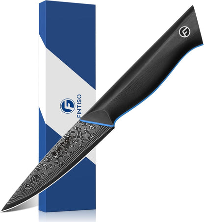 Chef Knife 7 Inch, Boning Knife with G10 Handle, Sharp Viking Knife | Professional Butcher Knife with Ergonomic Full-Tang Handle, Japanese Kitchen Knife for Home, Camping & BBQ
